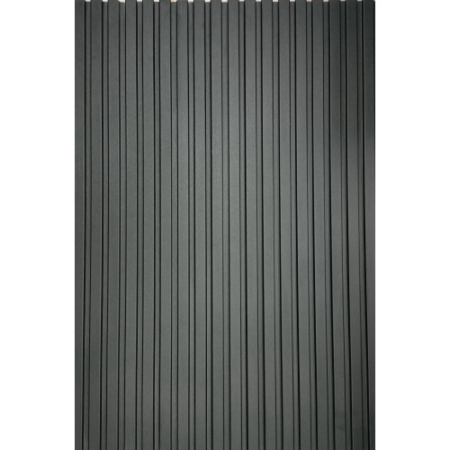 Декоративна стінова панель Super Profil (рейкова) Чорний