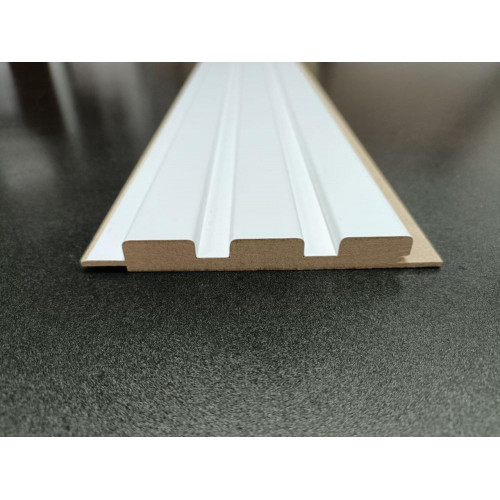 Декоративна стінова панель Super Profil (рейкова) Біла