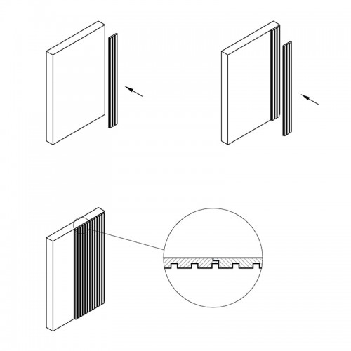 Декоративна стінова панель AGT PR03771 Pinky Daisy 3016 рожевий