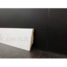 Плінтус ламінований білий МДФ 1255