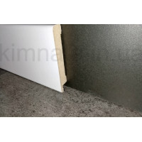 Плінтус ламінований білий МДФ 1280