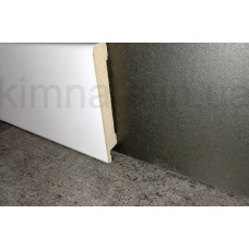 Плінтус ламінований білий МДФ 1280