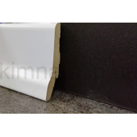 Плінтус ламінований білий МДФ 1662