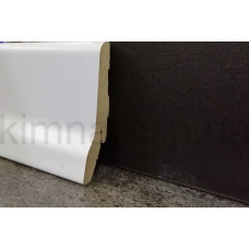 Плінтус ламінований білий МДФ 1662