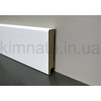 Плинтус ламинированный белый МДФ 1680