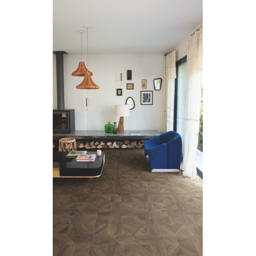 Ламінат Quick-Step Impressive Patterns Дуб Королівський темно-коричневий IPA4145