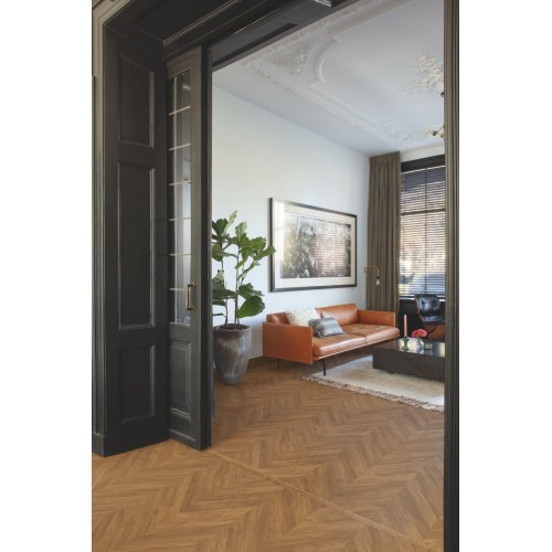 Ламінат Quick-Step Impressive Patterns Дуб Шеврон коричневий IPA4162