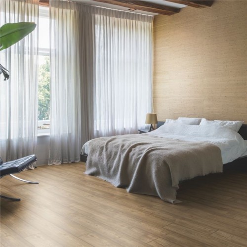 Ламінат Quick-Step Дуб вискоблений сіро-коричневий Impressive Ultra IMU1850