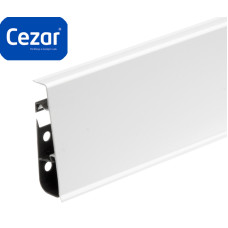 Плінтус пластиковий Cezar Hi Line Prestige ПВХ Білий Глянець