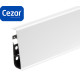 Плінтус пластиковий Cezar Hi Line Prestige ПВХ Білий Глянець