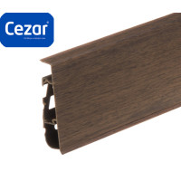 Плінтус пластиковий Cezar Hi Line Prestige ПВХ Hikory Матовий