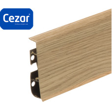 Плінтус пластиковий Cezar Hi Line Prestige ПВХ Дуб Klasyczny Матовий