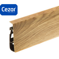 Плінтус пластиковий Cezar Hi Line Prestige ПВХ Дуб Alabama Матовий