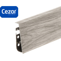 Плінтус пластиковий Cezar Hi Line Prestige ПВХ Дуб Hokaido Матовий