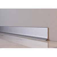 Плинтус алюминиевый накладной анодированный плоский 40 мм ALU-N4012