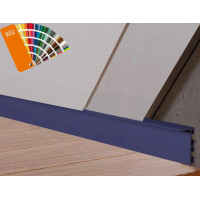 Алюмінієвий плінтус прихованого монтажу 30 мм RAL ALU-S3015