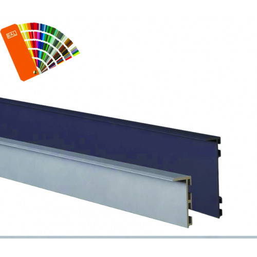 Алюмінієвий плінтус прихованого монтажу 30 мм RAL ALU-S3015