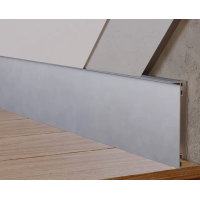 Алюминиевый плинтус скрытого монтажа 90мм (без покрытия) ALU-S9015