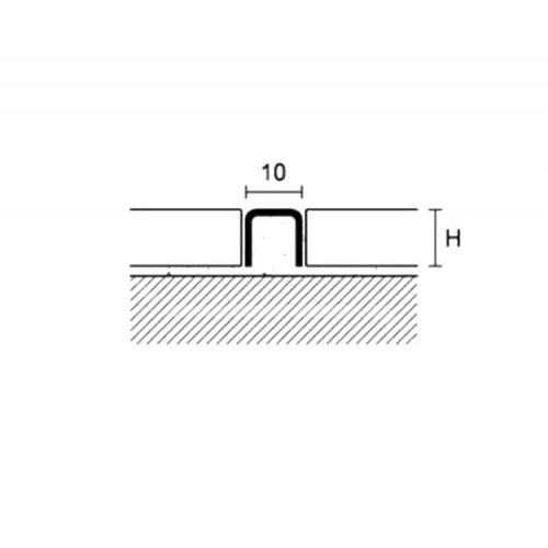 Латунний профіль 399/U/10 П-подібний Profilpas