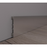 Плінтус прямокутний алюмінієвий П-подібний 60мм