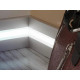 Алюмінієвий плінтус прямий з LED підсвічуванням Profilpas Prolight Metal Line 89/6L