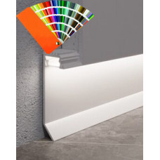 Плінтус прихованого монтажу з LED підсвічуванням, алюмінієвий RAL