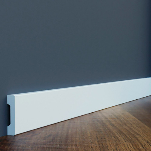 Плінтус Cezar ELEGANCE LPC-36 Білий матовий