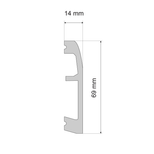 Плінтус Cezar ELEGANCE LPC-06