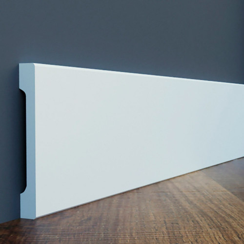 Плінтус Cezar ELEGANCE LPC-38 Білий матовий