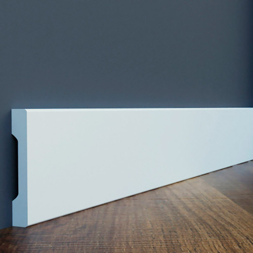 Плінтус Cezar ELEGANCE LPC-37 Білий матовий