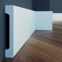 Плінтус Cezar ELEGANCE LPC-29 Білий матовий