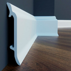 Плінтус Cezar ELEGANCE LPC-16 Білий матовий