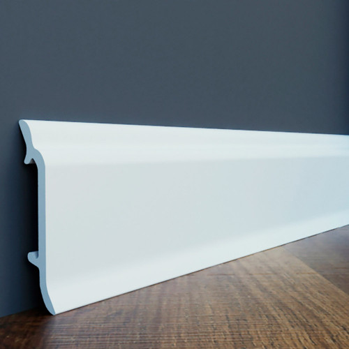 Плінтус Cezar ELEGANCE LPC-16 Білий матовий