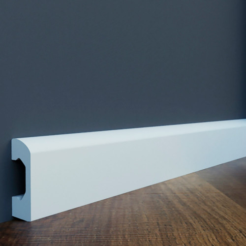Плінтус Cezar ELEGANCE LPC-04 Білий матовий