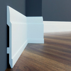 Плінтус Cezar ELEGANCE LPC-25 Білий матовий