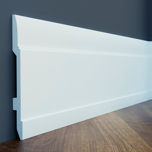 Плінтус Cezar ELEGANCE LPC-25 Білий матовий