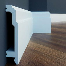 Плінтус Cezar ELEGANCE LPC-26 Білий матовий