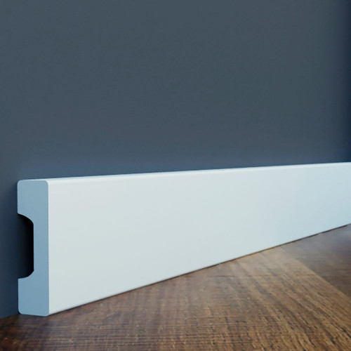 Плінтус Cezar ELEGANCE LPC-27 Білий матовий