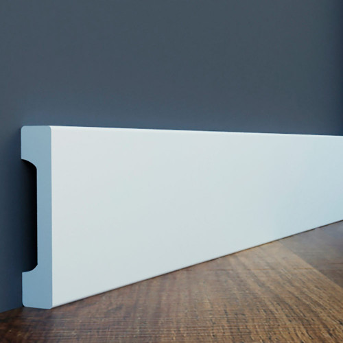 Плінтус Cezar ELEGANCE LPC-28 Білий матовий