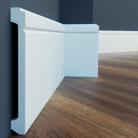 Плінтус Cezar ELEGANCE LPC-30 Білий матовий