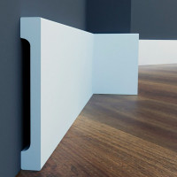 Плінтус Cezar ELEGANCE LPC-31 Білий матовий