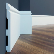 Плінтус Cezar ELEGANCE LPC-33 Білий матовий