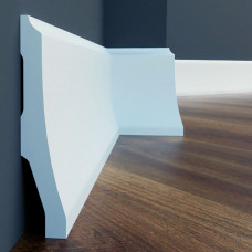 Плінтус Cezar ELEGANCE LPC-34 Білий матовий