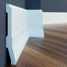 Плінтус Cezar ELEGANCE LPC-35 Білий матовий