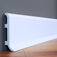 Плінтус Cezar ELEGANCE LPC-40 Білий матовий