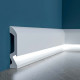 Плінтус Cezar ELEGANCE LPC-19LE LED Білий матовий