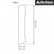Плінтус Arbiton STIQ 60 S611 Білий