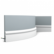 Плінтус поліуретановий гнучкий ORAC SX137F