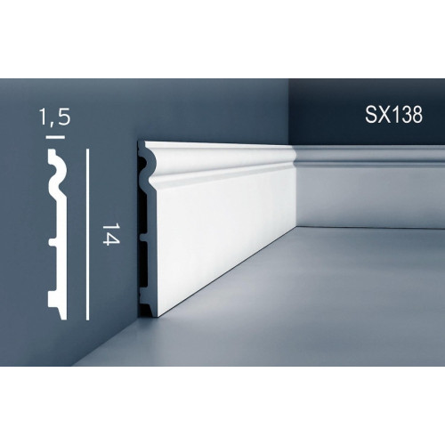 Плінтус дюрополімерний ORAC SX138