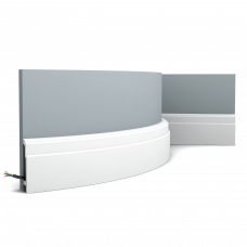 Плінтус поліуретановий гнучкий ORAC SX155F